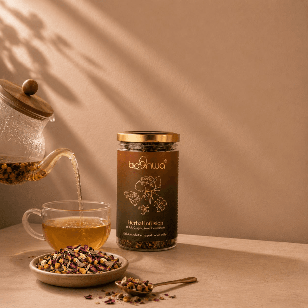 Haldi + Ginger + Rose + Cardamom
