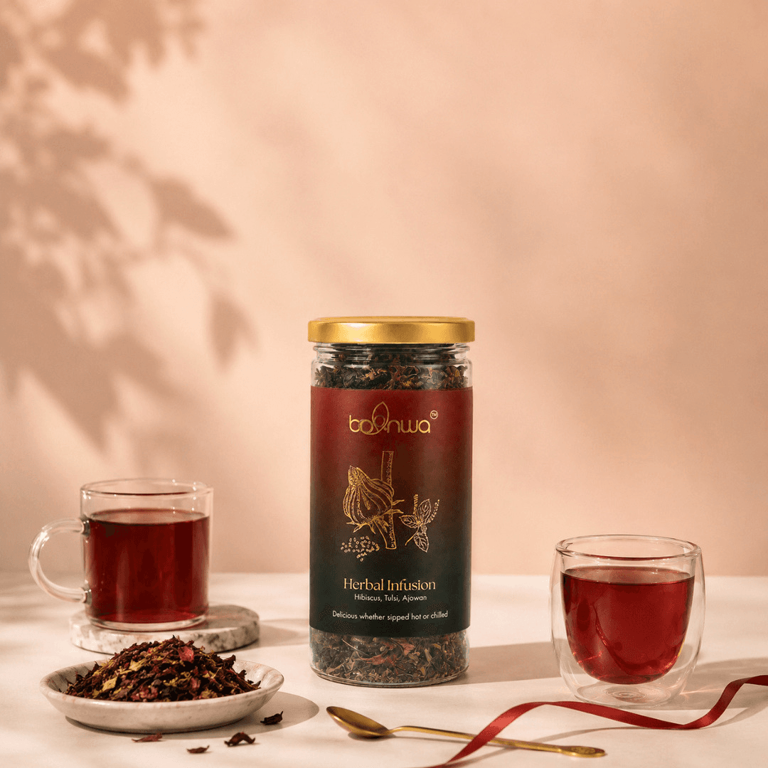 Hibiscus + Tulsi + Ajwain